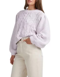 Coupon ⌛ Billabong Bluesday Chenille Crew Sweater Orchid 👏 -Jumpsuits Store unnamed file 867