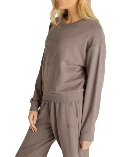 Discount 🛒 Rockwear Neu Wave Embroidered Crew In Brown 👏 -Jumpsuits Store unnamed file 89