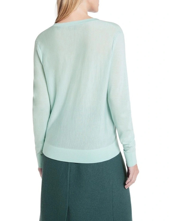 Outlet π₯° David Lawrence Rachel Cowl Neck Knit Top Sea Mist π 3 Outlet π₯° David Lawrence Rachel Cowl Neck Knit Top Sea Mist π - Image 3