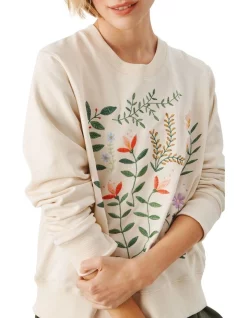 Buy 😉 Part Two Nennapw Sweatshirt Whitecap Gray 👏