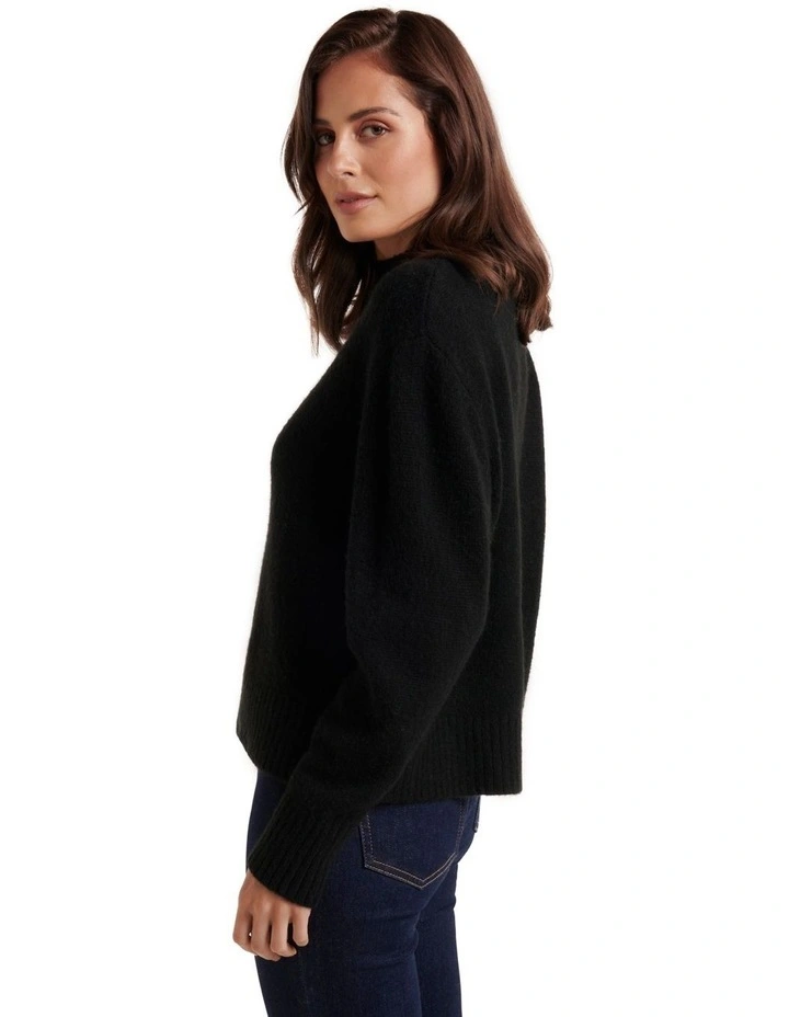 Best Sale π― Forever New Petite Elena Stand Neck Knit Jumper In Black π 3 Best Sale π― Forever New Petite Elena Stand Neck Knit Jumper In Black π - Image 3