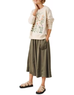 Buy 😉 Part Two Nennapw Sweatshirt Whitecap Gray 👏 -Jumpsuits Store unnamed file 94