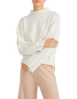 Best Sale ⌛ Staple The Label Clara Jumper White Marle 🌟 -Jumpsuits Store unnamed file 947