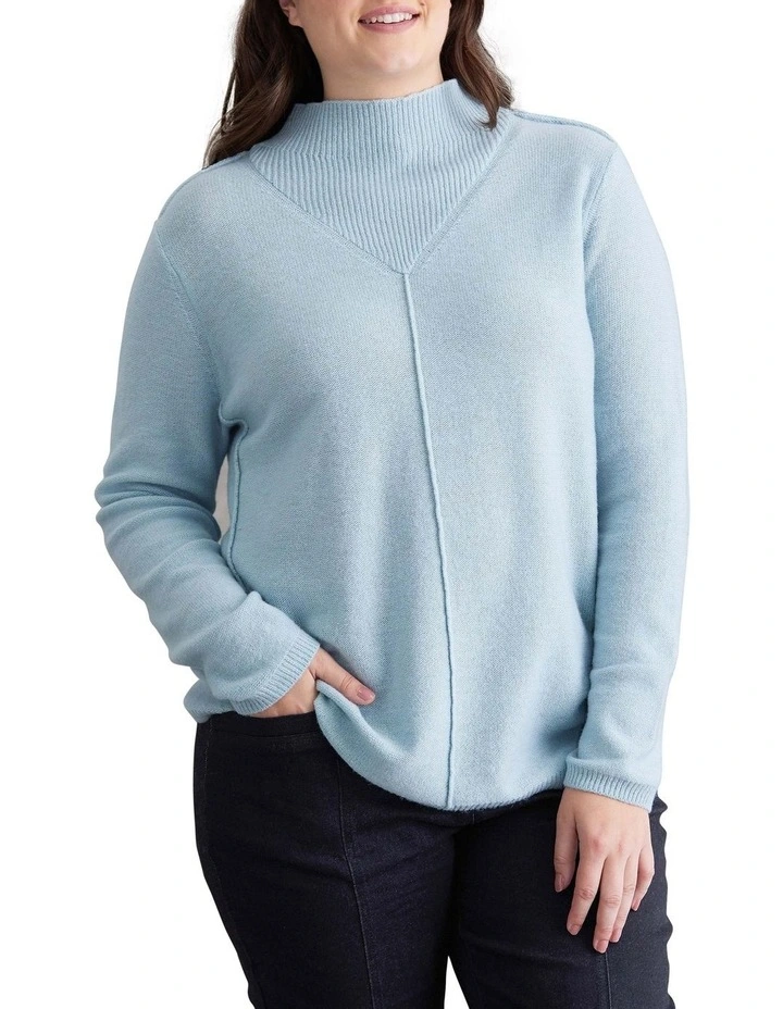 Cheap π Yarra Trail Rib Yoke Jumper Forget Me Not Blue π 1 Cheap π Yarra Trail Rib Yoke Jumper Forget Me Not Blue π